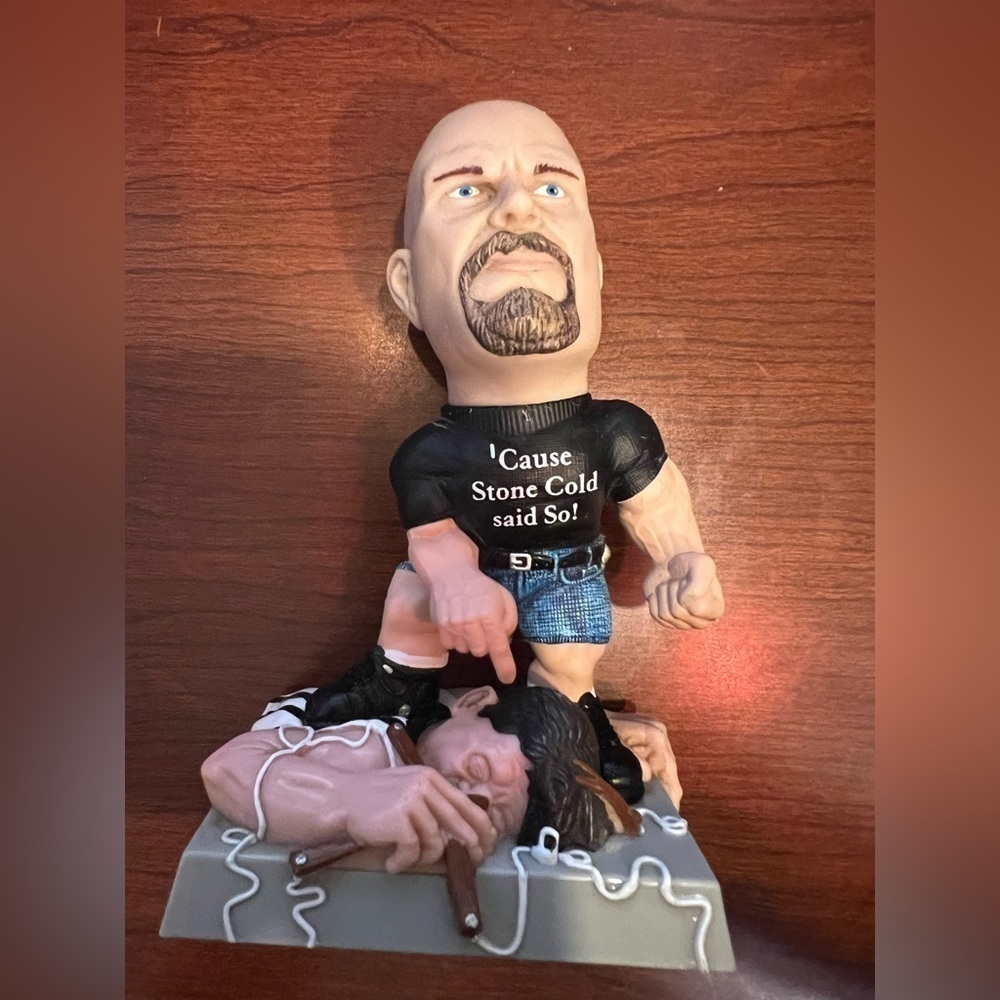 JAKK'S Pacific Stone Cold Steve Austin "Cause I Said So" Figurine - Rare - 1998